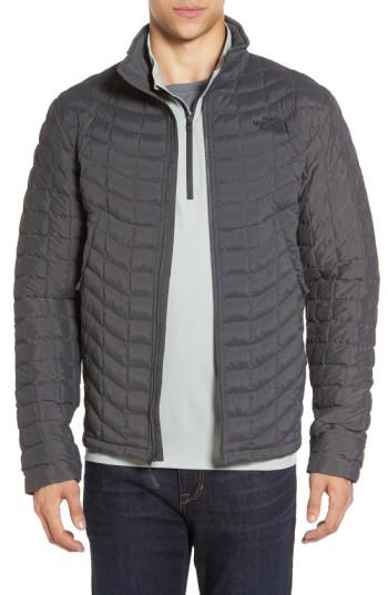 Men's The North Face Packable Stretch Thermoball(tm) Primaloft Jacket - Grey