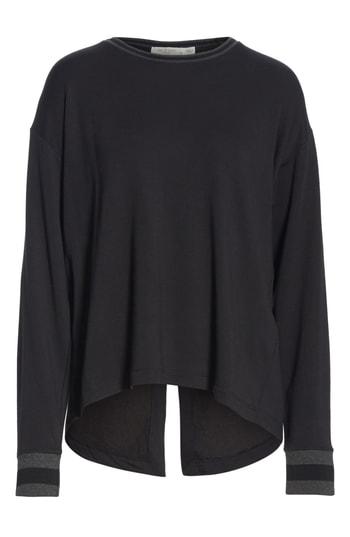 Women's Rag & Bone/jean Reily Split Back Top - Black