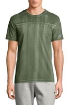 Men's Champion Bleached Wash Crewneck Cotton T-shirt - Green