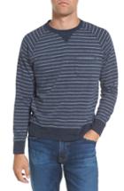 Men's Grayers Palmer Modern Fit Athletic Stripe Sweatshirt, Size - Blue