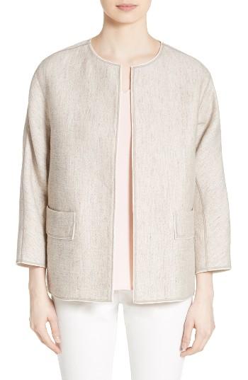 Women's Lafayette 148 New York Beatriz Cotton & Linen Jacket