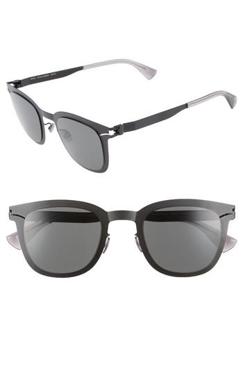 Men's Mykita Gregory 49mm Sunglasses - Matte Black