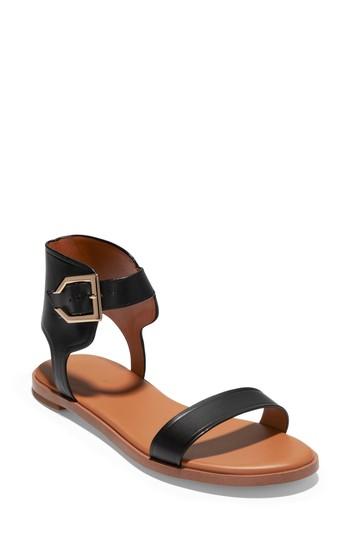Women's Cole Haan Anica Cuffed Sandal B - Black