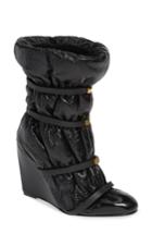 Women's Stuart Weitzman Duvet Stud Boot .5 M - Black