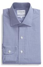 Men's Ledbury Classic Fit Gingham Dress Shirt - Blue