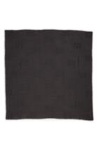 Women's Givenchy 4g Check Silk, Wool & Cotton Scarf, Size - Black