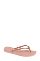 Women's Havaianas 'slim Crystal Glamour' Flip Flop Br - Pink