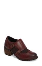 Women's Aetrex Dina Double Monk Strap Ankle Boot Us / 41eu - Red