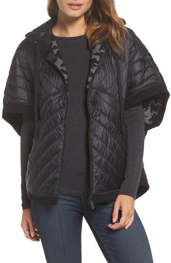 Women's Smartwool Urban Upslope Insulated Reversible Poncho - Black