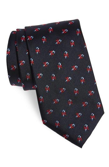 Men's Nordstrom Men's Shop Candy Cane Silk Tie