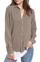 Women's Frank & Eileen Tee Lab Knit Button Down Shirt - Green
