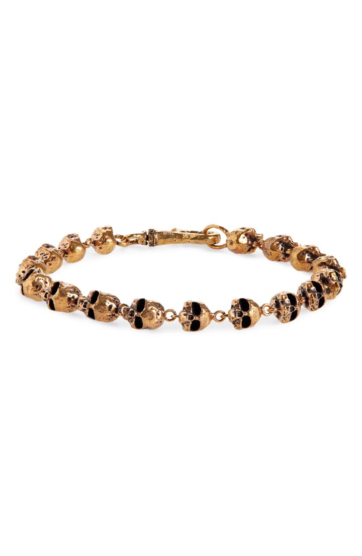Men's John Varvatos Star Usa Skull Bracelet