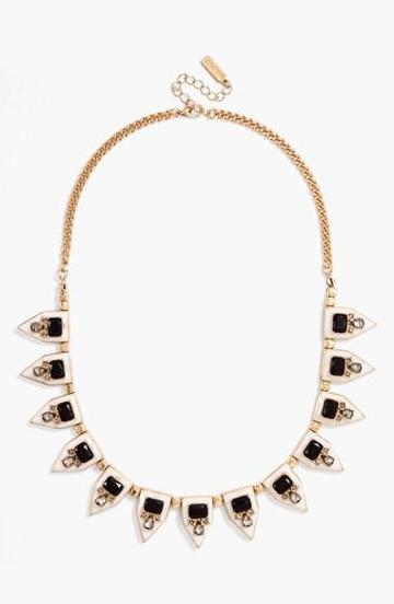 Baublebar Frontal Necklace White Multi/