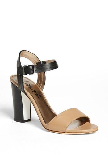 Lanvin Chunky Heel Sandal Black