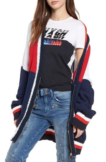 Women's Tommy Jeans X Gigi Hadid Colorblock Cardigan - Blue