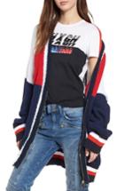 Women's Tommy Jeans X Gigi Hadid Colorblock Cardigan - Blue
