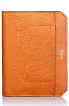 Tumi Leather Passport Cover - Orange