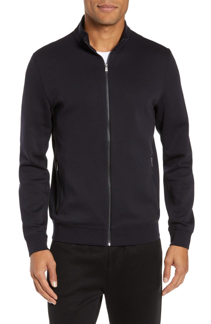 Men's Boss Soule Slim Fit Zip Jacket - Blue