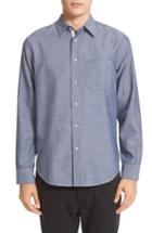 Men's Rag & Bone Beach Trim Fit Sport Shirt, Size - Blue
