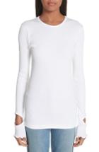 Women's Toga Ribbed Cutout Sweater Us / 38 Fr - White