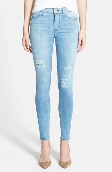 Women's Hudson Jeans 'nico' Distressed Skinny Stretch Jeans (buzzworthy)