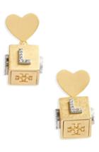 Women's Tory Burch Love Message Cube Earrings