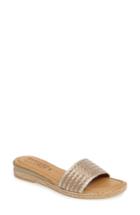 Women's Tuscany By Easy Street Vanna Slide Sandal N - Beige