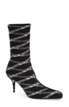 Women's Balenciaga Logo Sock Boot .5us / 37.5eu - Black