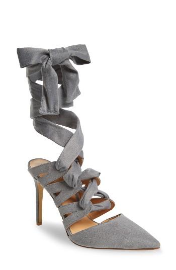 Women's Daya By Zendaya Saint Lace-up Pump M - Grey