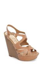 Women's Jessica Simpson Brissah Wedge M - Brown