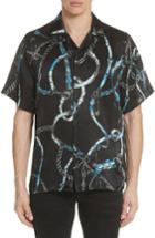 Men's Versus Versace Camicia Print Shirt Eu - Black