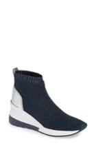 Women's Michael Michael Kors Skyler Knit Bootie M - Blue