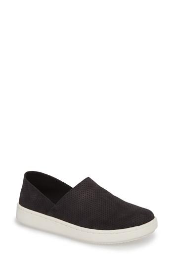 Women's Eileen Fisher Panda Perforated Slip-on Sneaker .5 M - Black