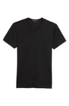 Men's Robert Barakett Georgia Regular Fit V-neck T-shirt, Size - Black