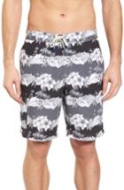 Men's Tommy Bahama Baja Sky Vines Swim Trunks - Black