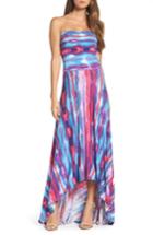 Women's Felicity & Coco Strapless Neon Print Maxi Dress - Blue