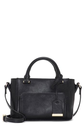 Vince Camuto Small Lina Leather Crossbody Bag - Black