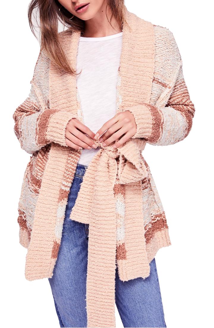 Women's Free People Cozy Cabin Cardigan - Ivory