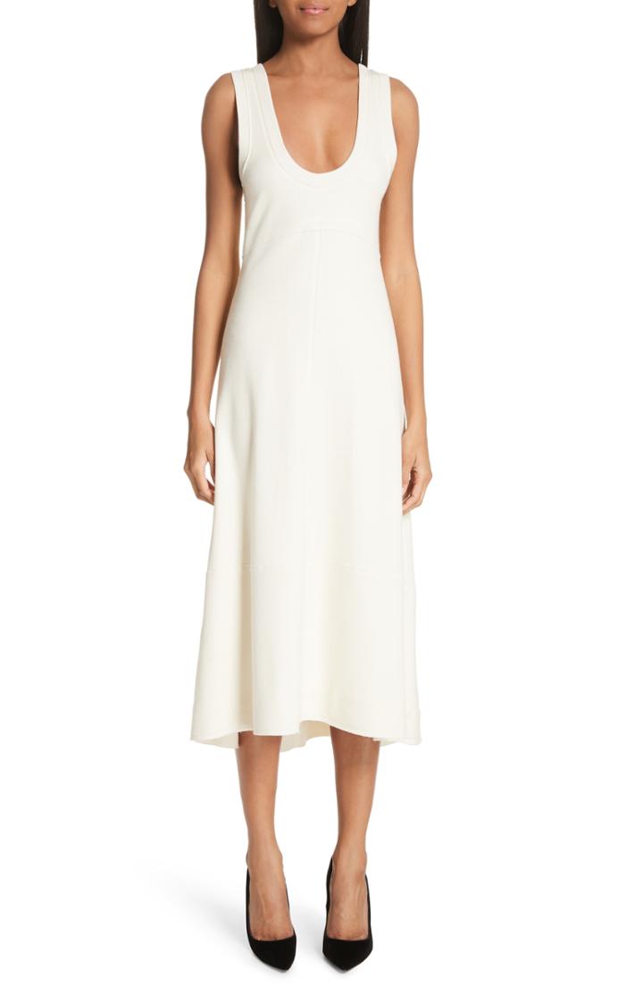 Women's Proenza Schouler Tie Back Midi Dress