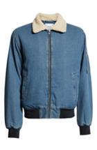 Men's Wesc Lumber Denim Jacket, Size - Blue