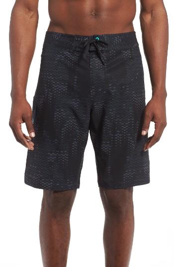 Men's Under Armour Print Board Shorts - Grey