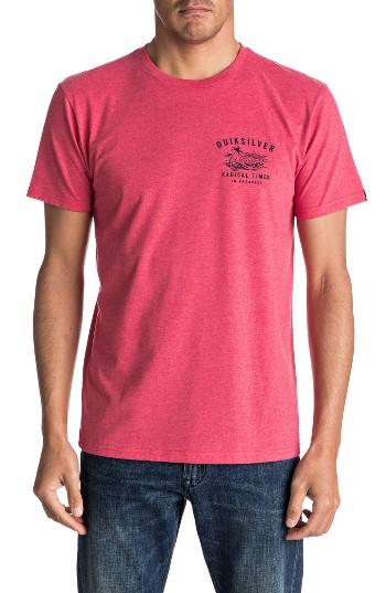 Men's Quiksilver Flaming Dream Graphic T-shirt - Red