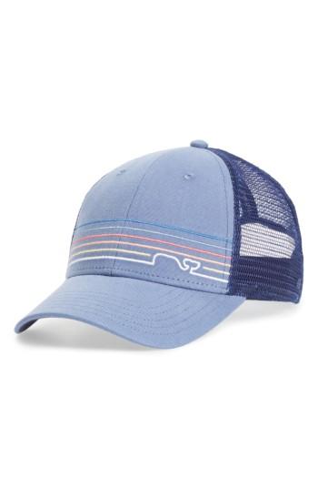 Men's Vineyard Vines Whaleine Trucker Cap - Red