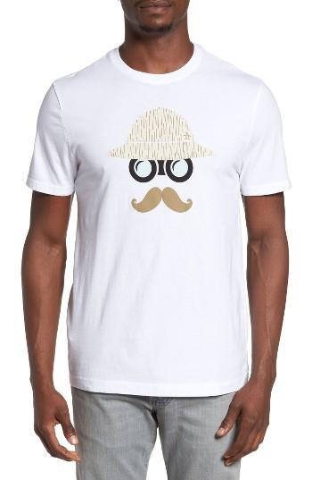 Men's Original Penguin Binoculars Graphic T-shirt - White