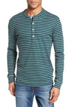 Men's Bonobos Stripe Waffle Henley, Size - White