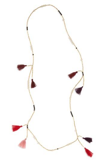 Women's Panacea Tassel Bead Necklace