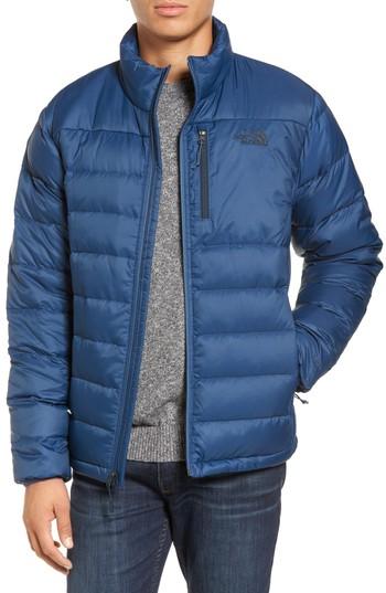 Men's The North Face 'aconcagua' Goose Down Jacket, Size - Blue