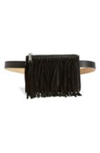 Rebecca Minkoff Fringe Belt Bag - Black