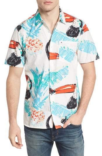 Men's Hurley Toucan Shirt - White