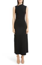 Women's Victoria Beckham Gathered Side Gown - Black
